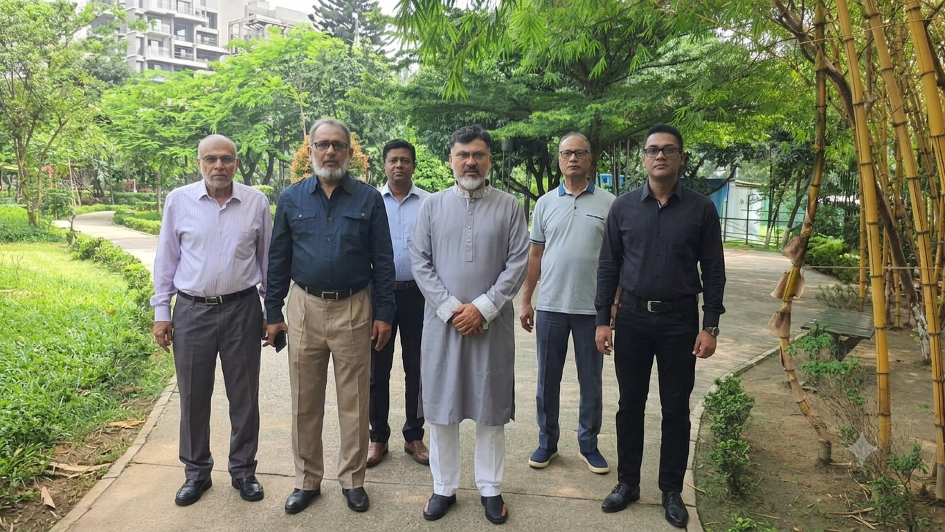Park visit of  DNCC administrator